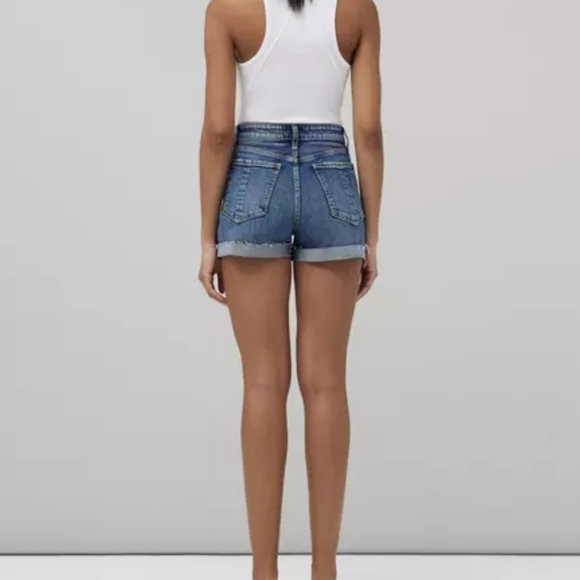 Nwt rag & bone Nina High Rise Denim Shorts - Picture 2 of 16